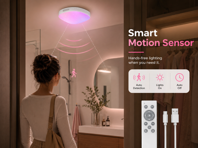 HueFlow™ Smart Shower Light